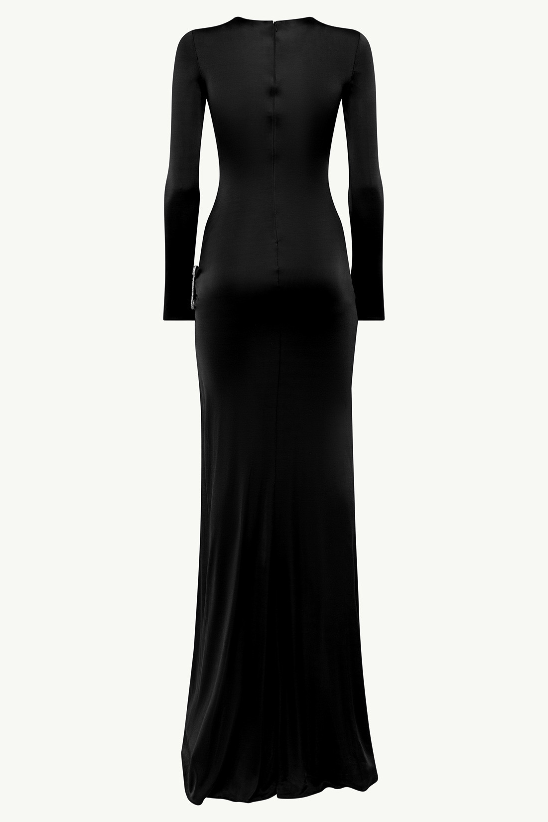 GIUSEPPE DI MORABITO: LONG DRESS IN SHINY JERSEY