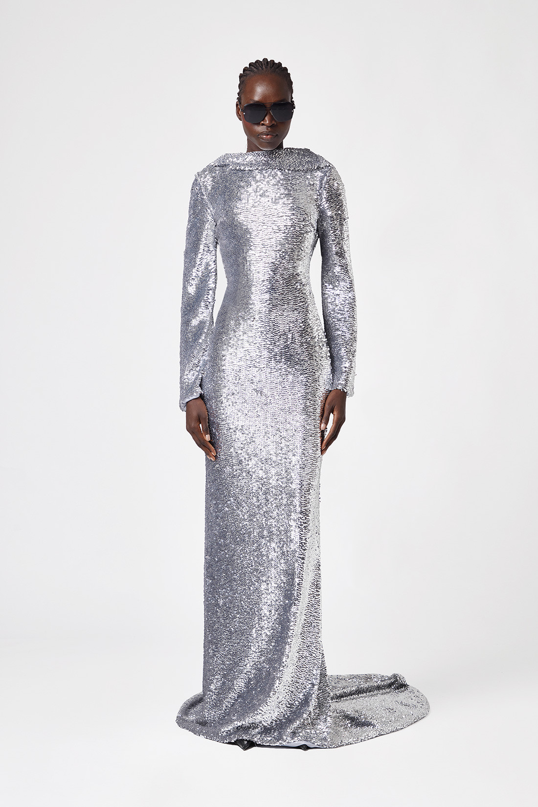 GIUSEPPE DI MORABITO: SEQUIN LONG DRESS