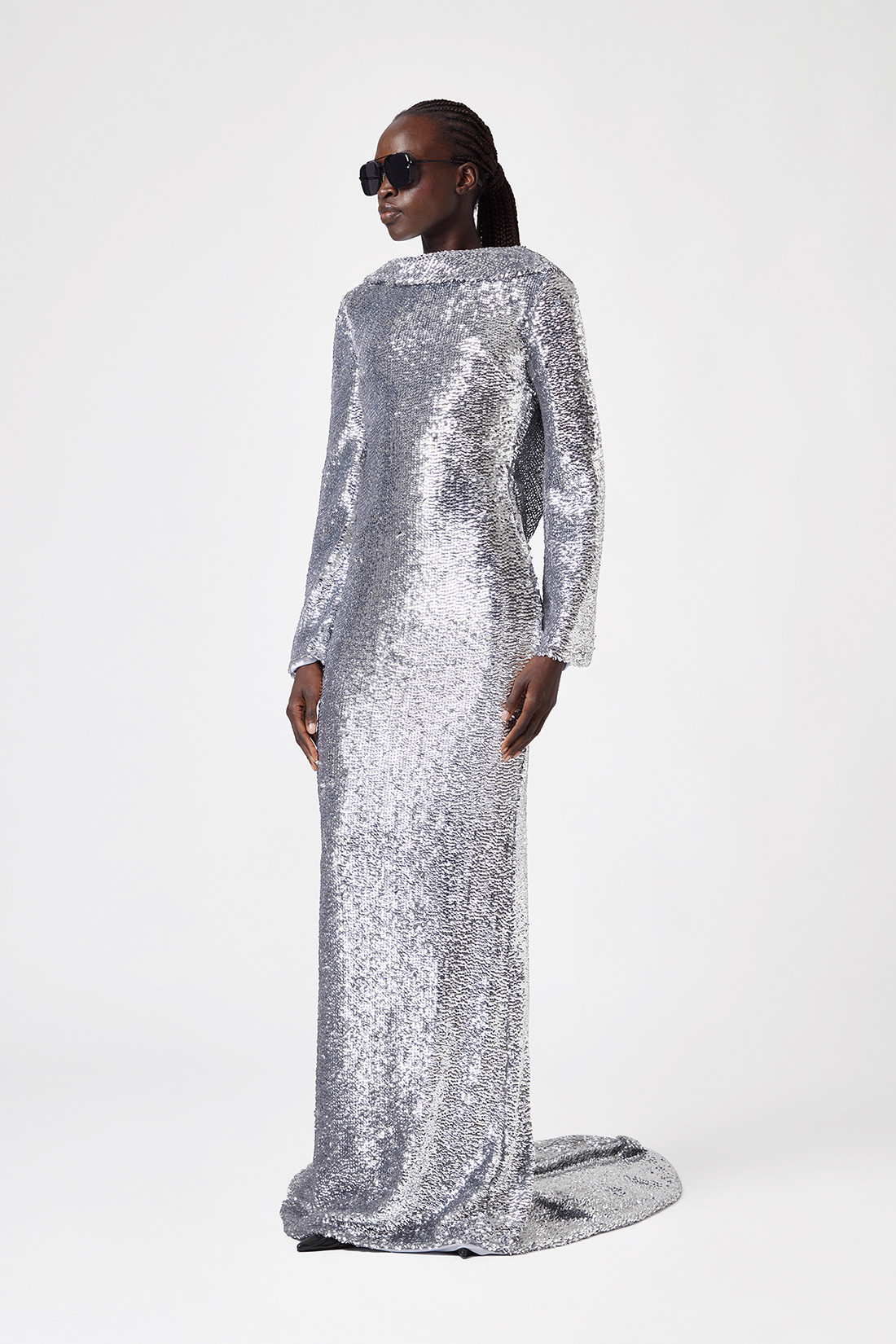 GIUSEPPE DI MORABITO: SEQUIN LONG DRESS