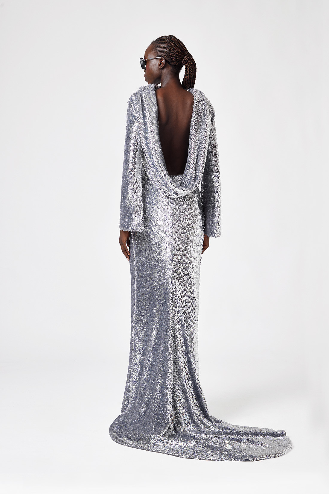 GIUSEPPE DI MORABITO: SEQUIN LONG DRESS