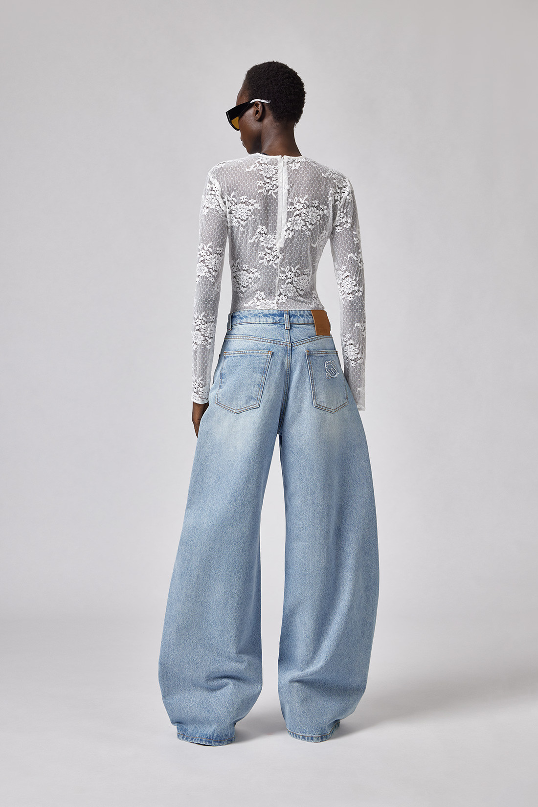 GIUSEPPE DI MORABITO: LACE SWEATER