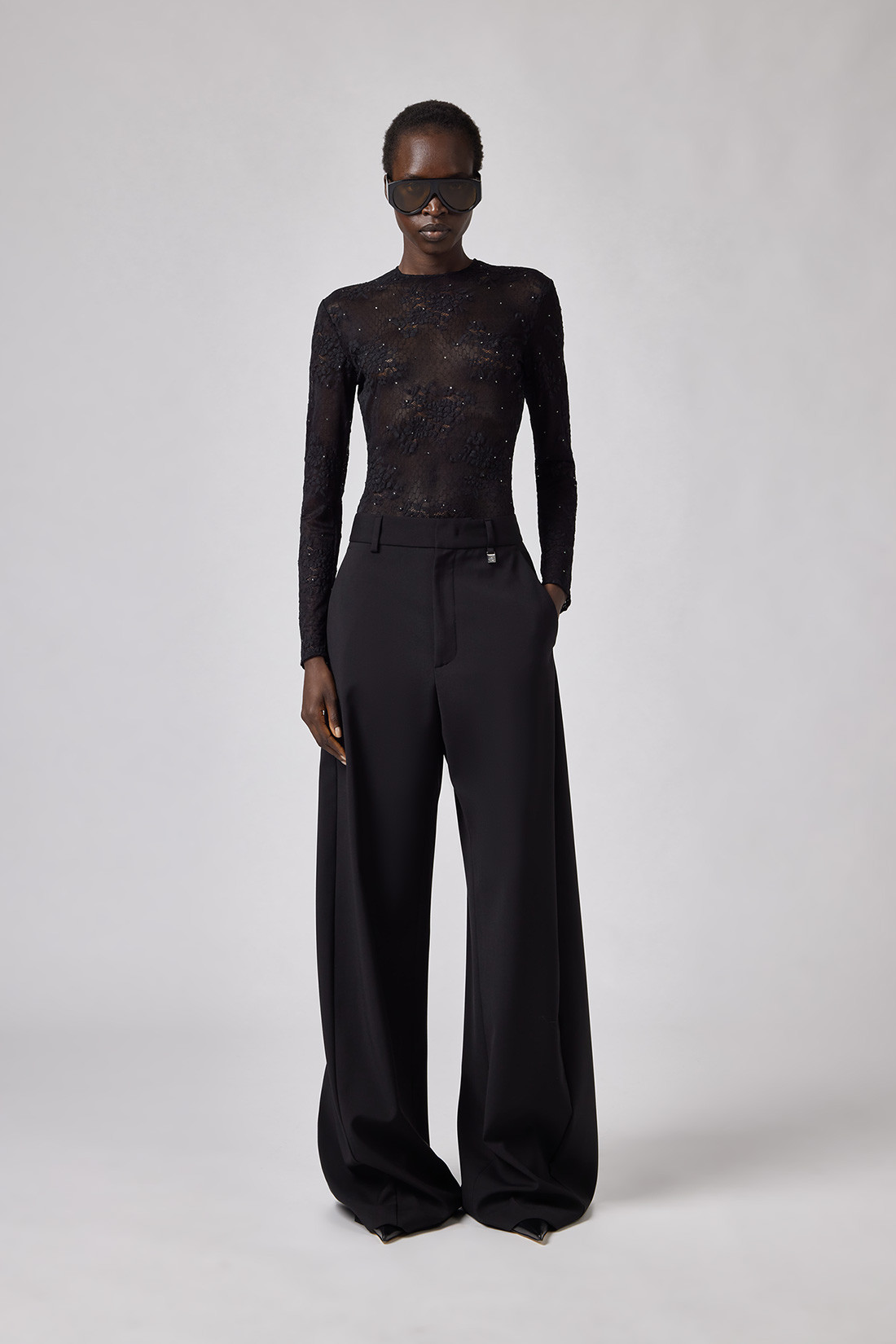 GIUSEPPE DI MORABITO: LACE SWEATER