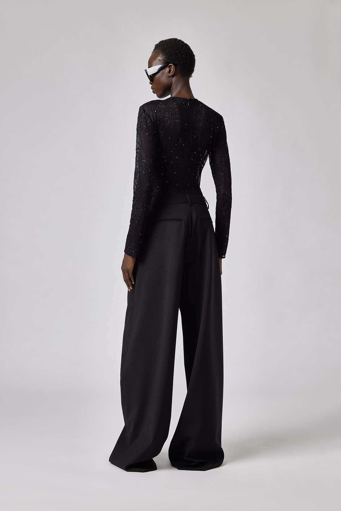 GIUSEPPE DI MORABITO: LACE SWEATER