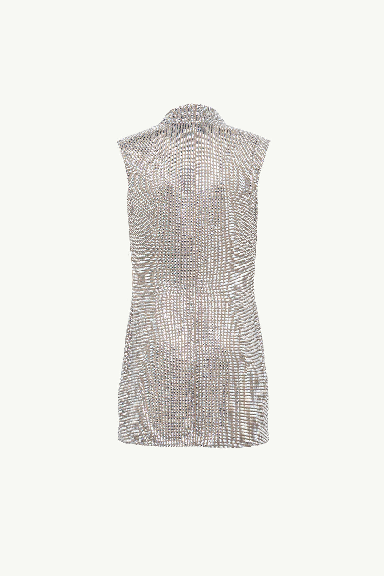 knee length dresses for ladies GIUSEPPE DI MORABITO Crystal Mini Dress SHOCKING GREEN / 40