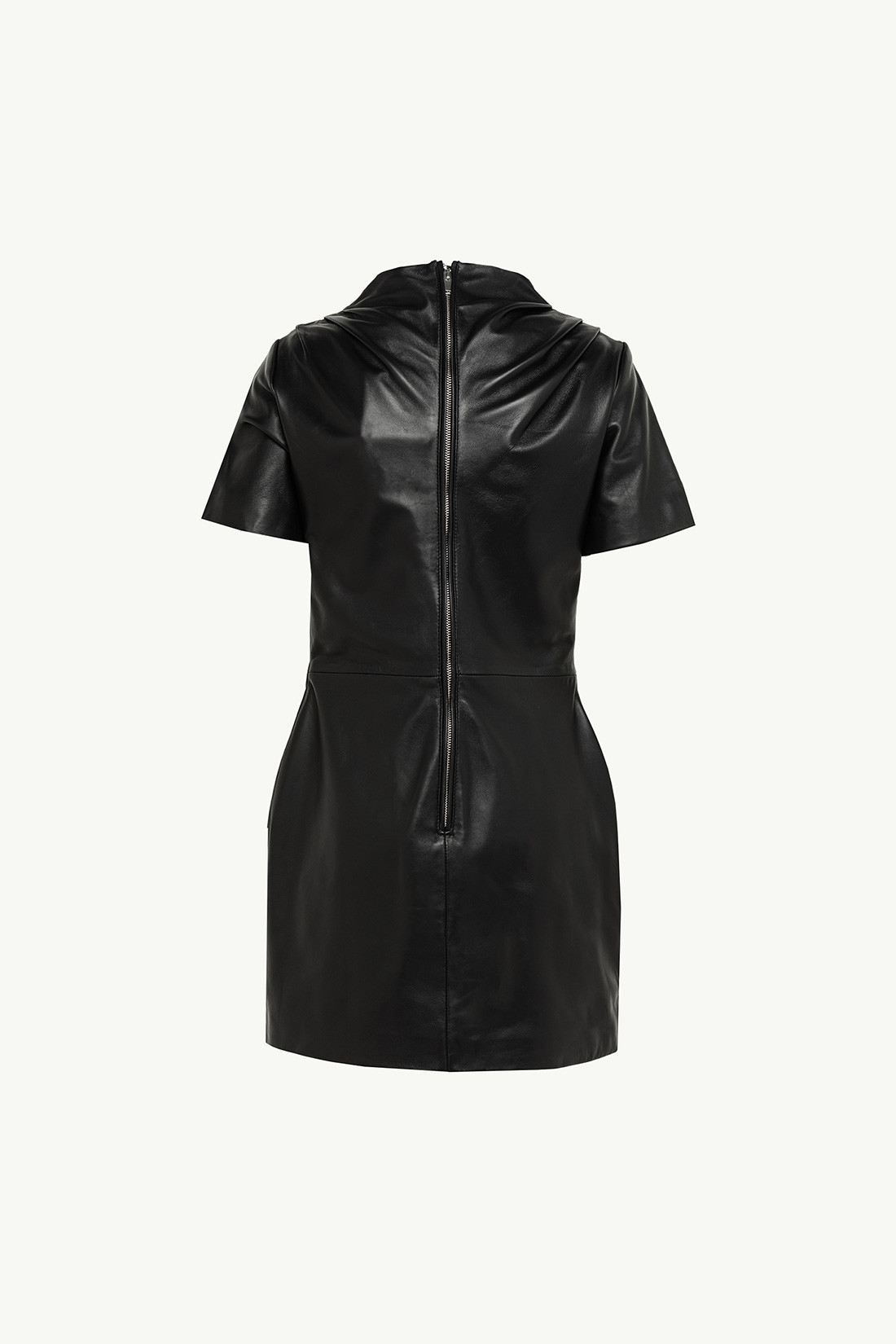 GIUSEPPE DI MORABITO: MINI DRESS IN NAPA LEATHER