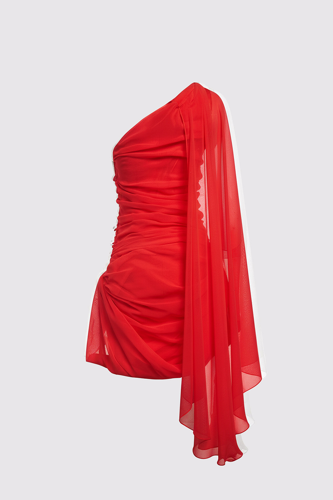 GIUSEPPE DI MORABITO: DRAPED MINI DRESS