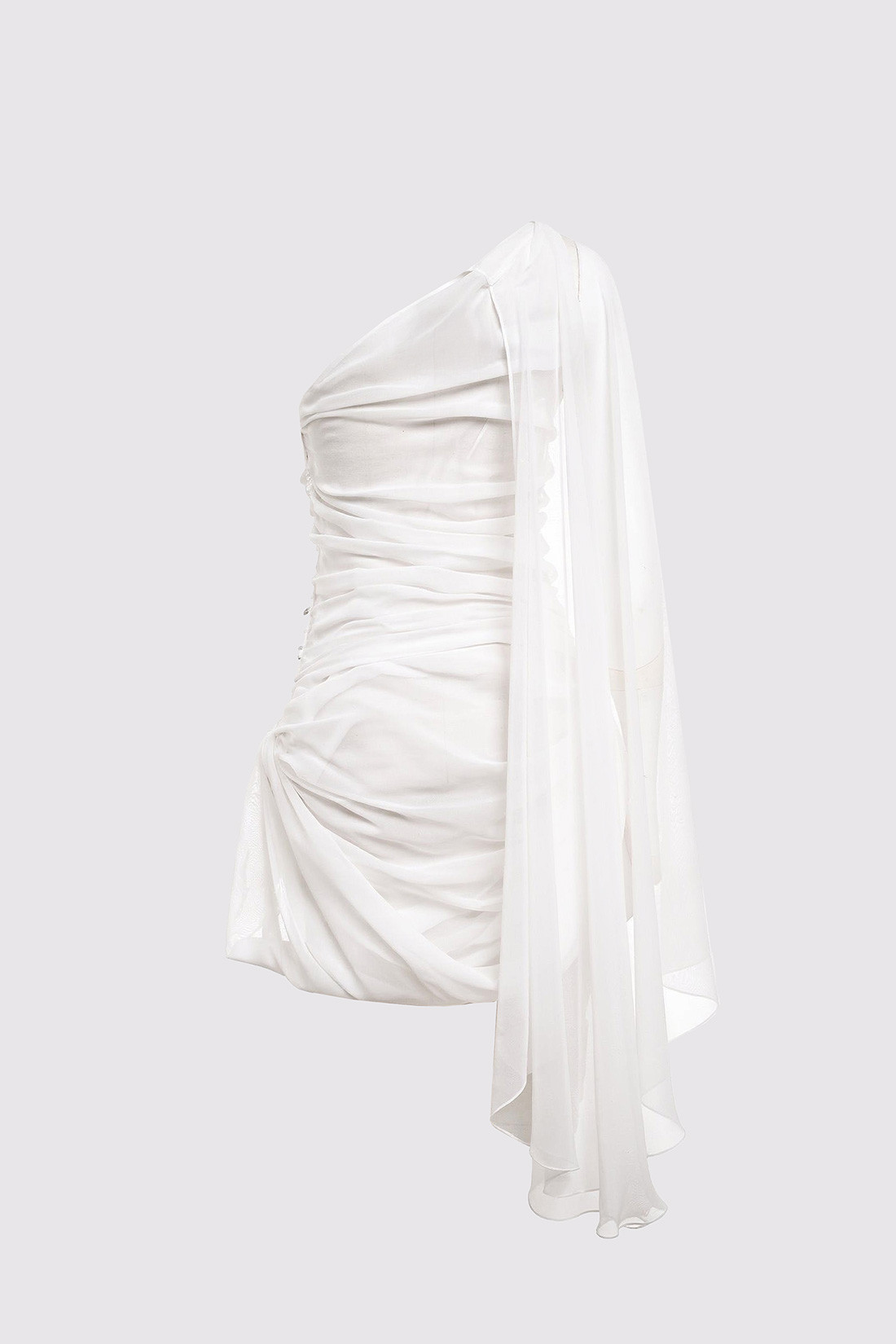 GIUSEPPE DI MORABITO: DRAPED MINI DRESS