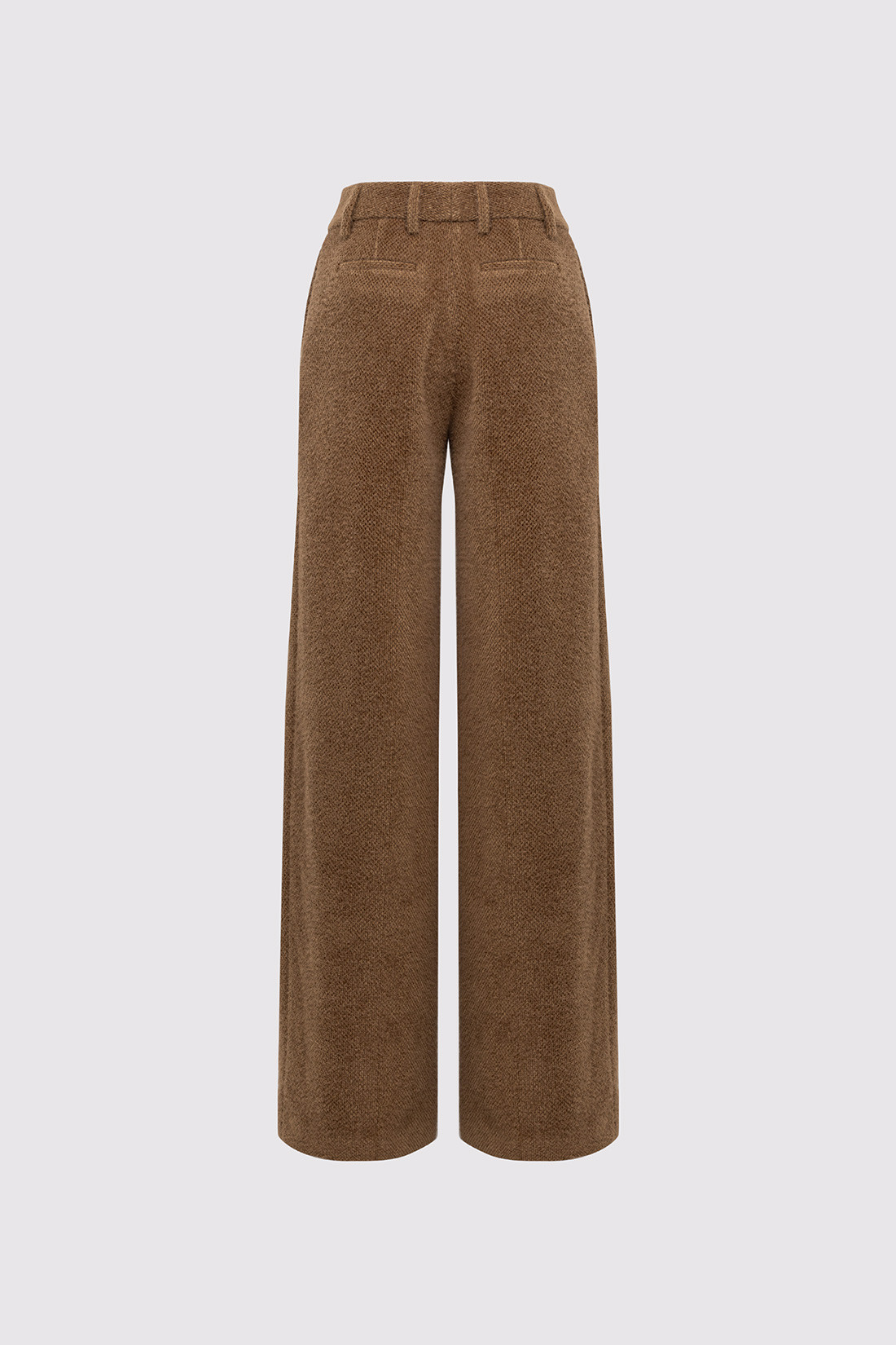 GIUSEPPE DI MORABITO: WIDE-LEG PANTS IN BOUCLE WOOL.