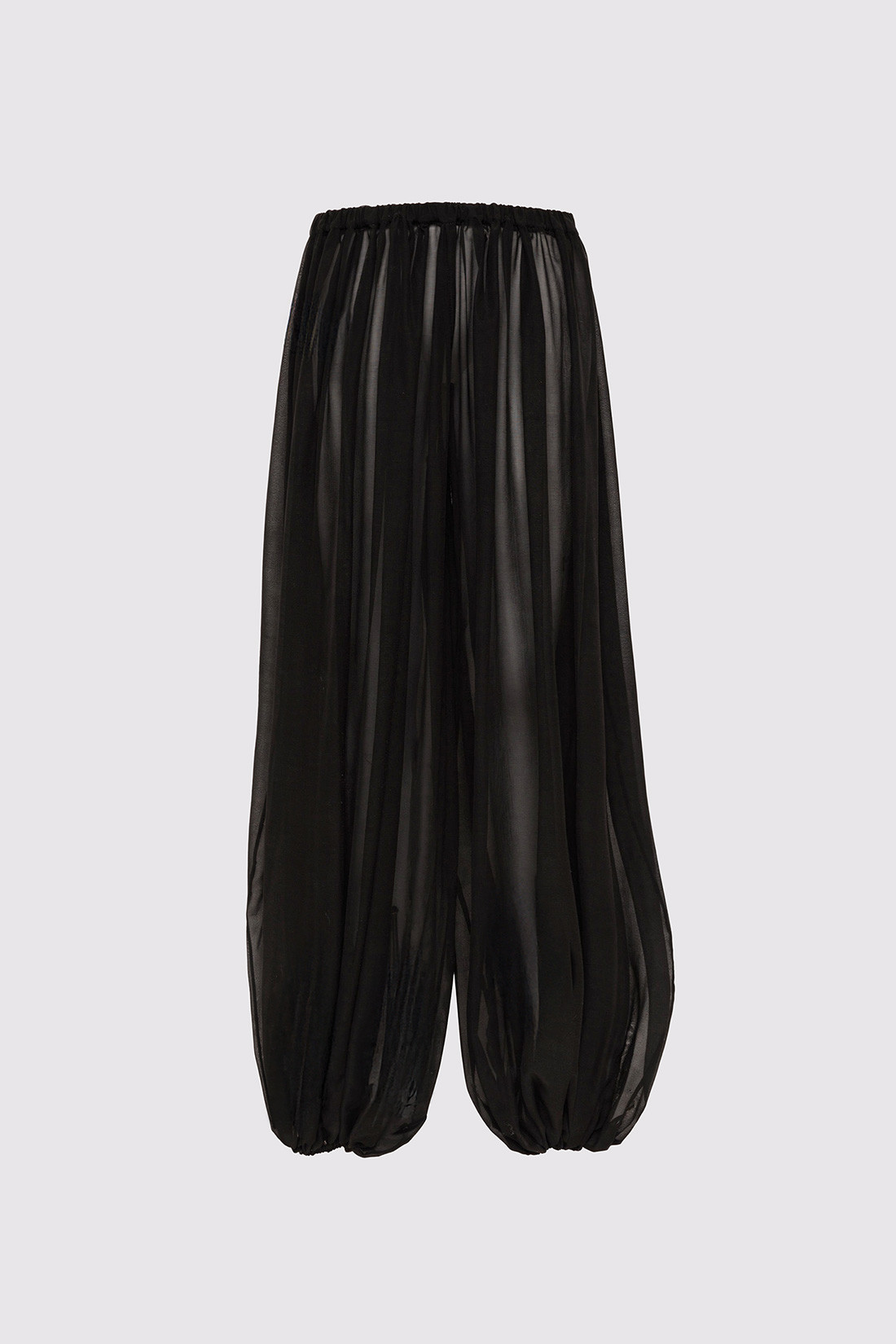 GIUSEPPE DI MORABITO: WIDE-LEG SILK PANTS