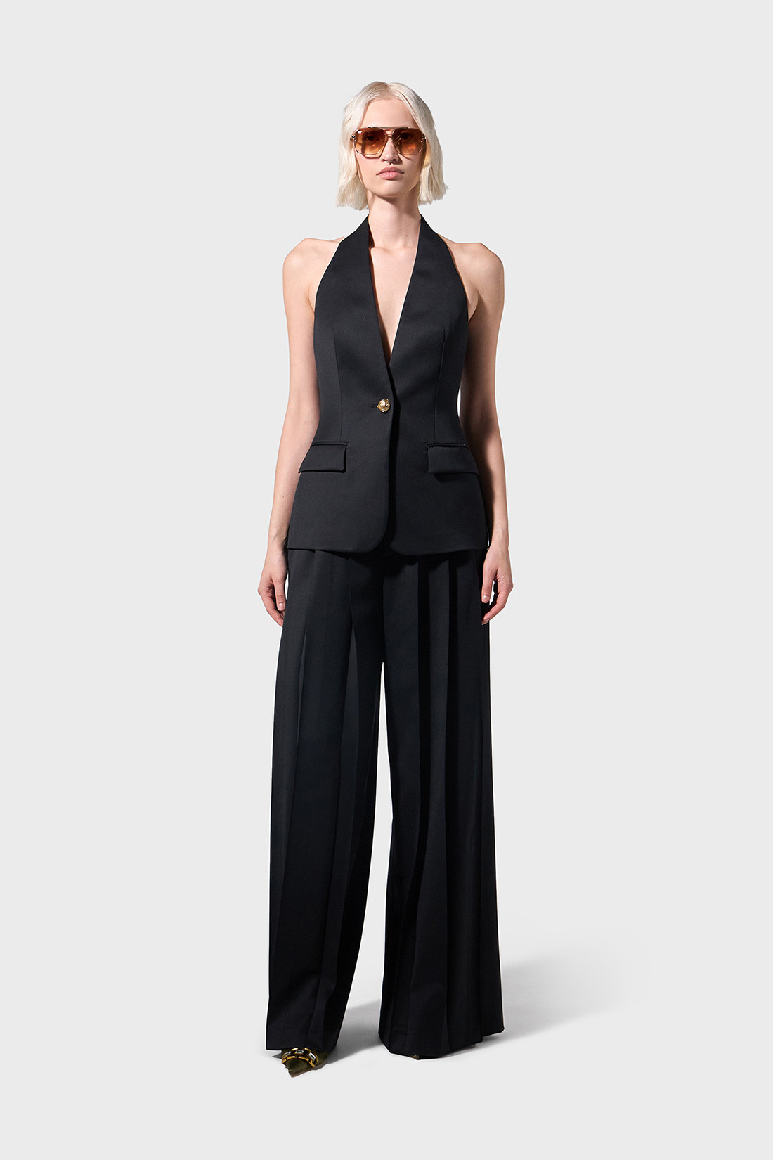GIUSEPPE DI MORABITO: PANTALONE TAILORED IN LANA VERGINE