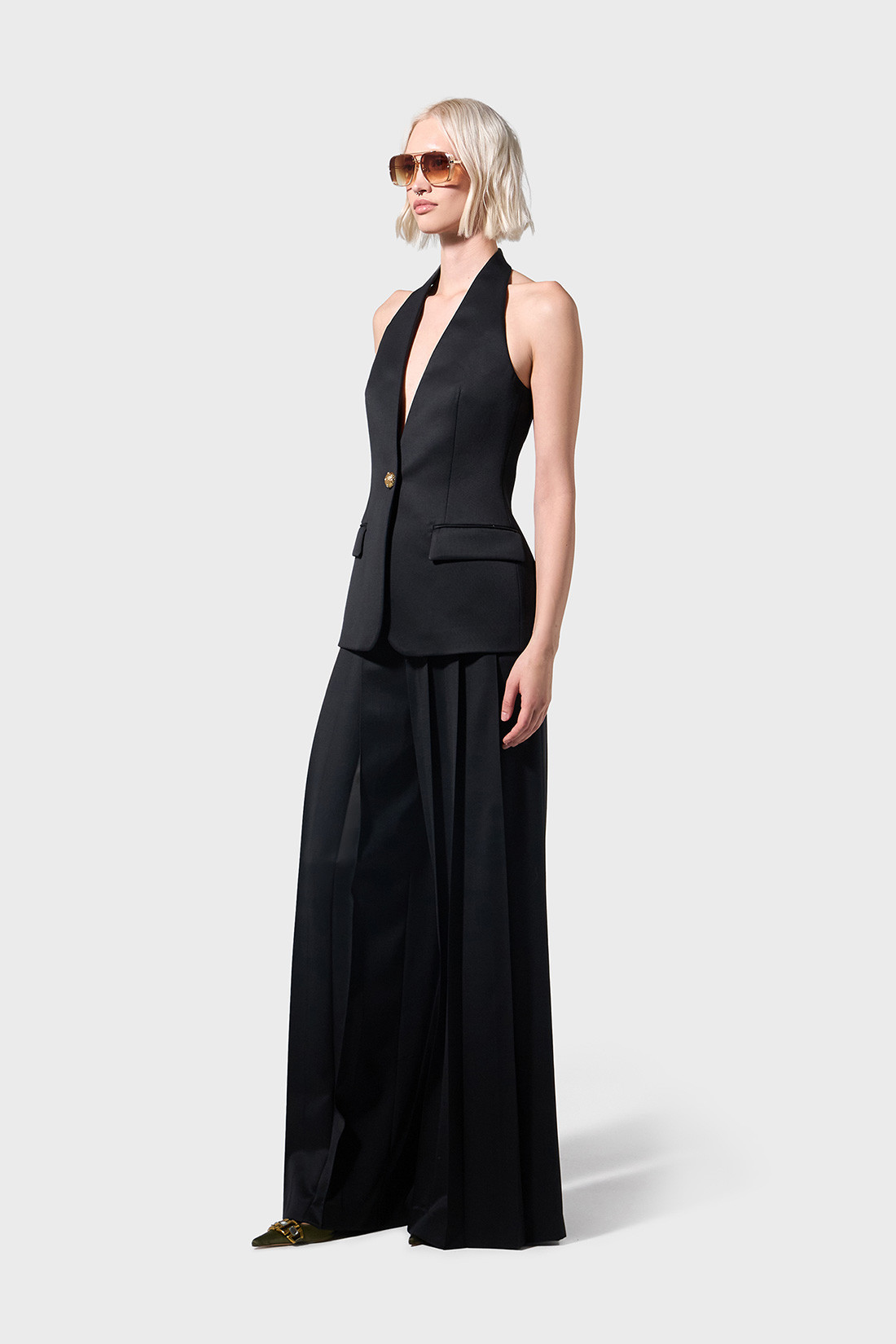 GIUSEPPE DI MORABITO: PANTALONE TAILORED IN LANA VERGINE