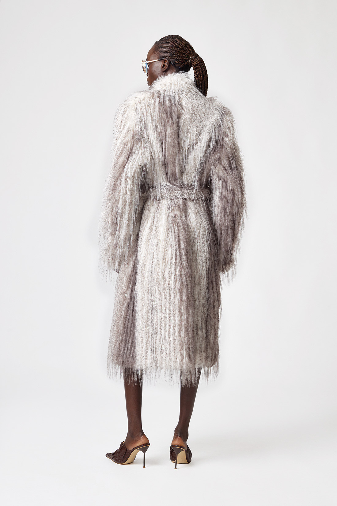 PELLICULE ペリキュールfront gather furcoat PELLICULE front gather furcoat