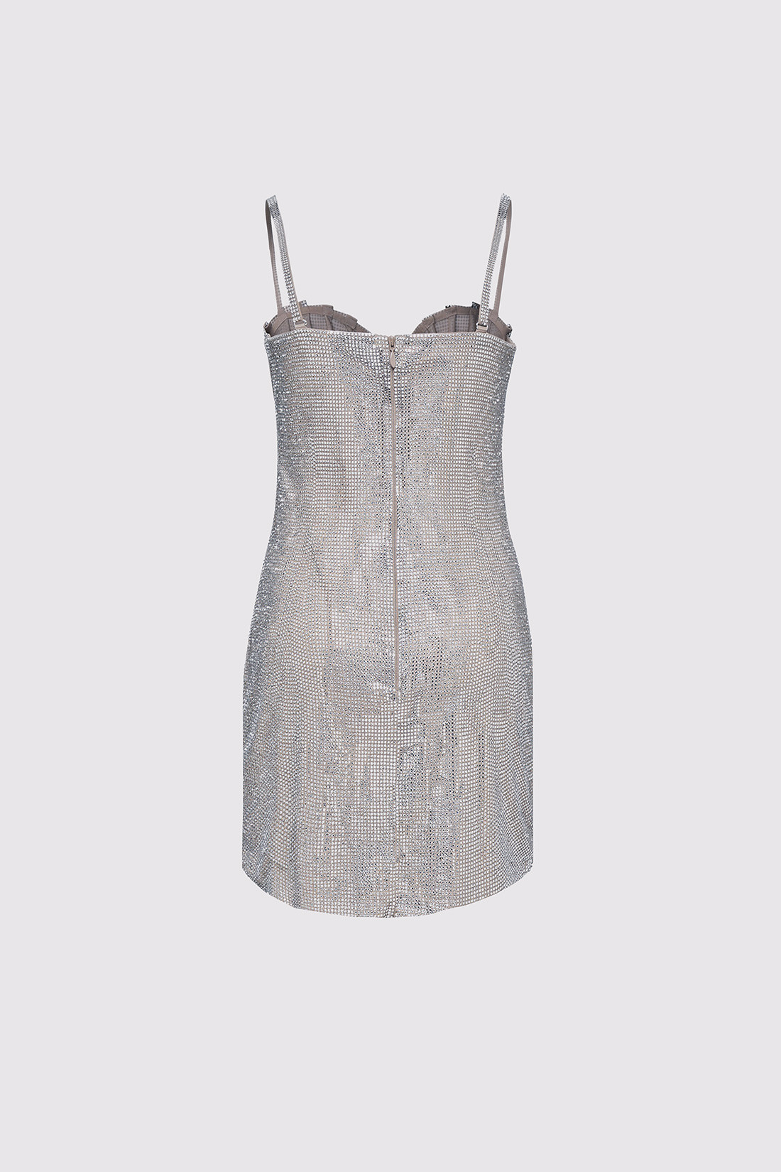 GIUSEPPE DI MORABITO: SHORT DRESS WITH SHELL DETAILS