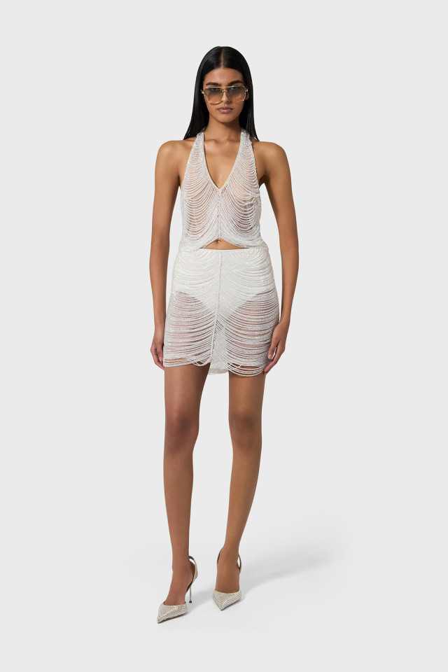 TOP WITH DANGLING CRYSTALS