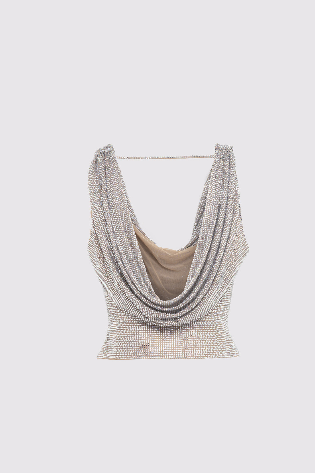 GIUSEPPE DI MORABITO: TOP SMANICATO IN CRISTALLI