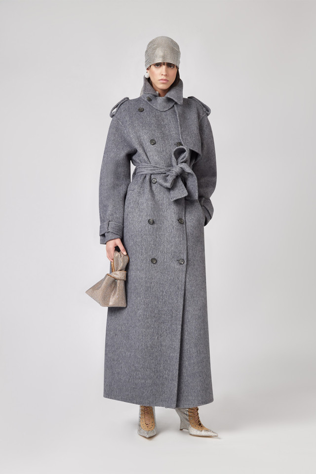 TRENCH COAT IN WOOL